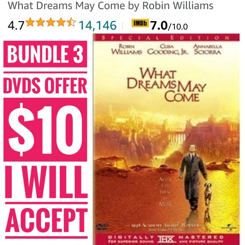 What Dreams May Come DVD Robin Williams